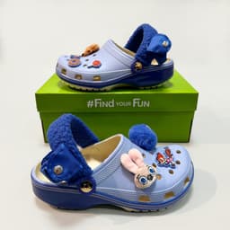 [ MOUSE CLOG ]Dép sục cao cấp eva unisex chủ đề thỏ và cáo, dép sục nam nữ tặng kèm charm bông chủ đề thỏ và cáo 5