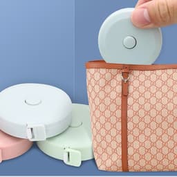 Cuộn thước dây mini đa năng 200cm. Thước dây rút tự động nhiều màu đo ngực đo bụng đo vai 7