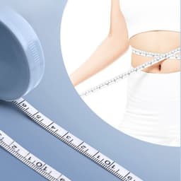 Cuộn thước dây mini đa năng 200cm. Thước dây rút tự động nhiều màu đo ngực đo bụng đo vai 4