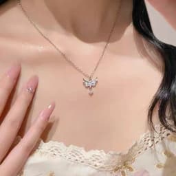 Vòng Cổ Dây Chuyền Titan Mặt Chuồn Chuồn Tinh Tế - Quà Tặng Vibe Ocean Charm, Sang Trọng, Phong Cách Hàn Quốc 2