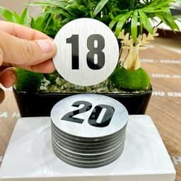 Bộ 10 Số thứ tự , số thứ tự bàn ăn, số thứ tự dán bàn, đánh số bàn  cho nhà hàng, quán cafe 6