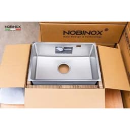 CHẬU RỬA BÁT 1 HỐ NOBINOX LISA NN645S | KT 64 X 44CM Hàng chính hãng 3