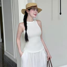 Áo Ba Lỗ Nữ Cotton Mịn JUSTDUN Áo 2 Dây Nữ Tanktop đi tập đi chơi thoải mái B61 3