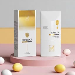 Kem Chống Nắng Sunblock A cosmetics spf50+, chống tia uv, kiềm dầu, khô thoáng, sáng da mặt mịn 50g 5