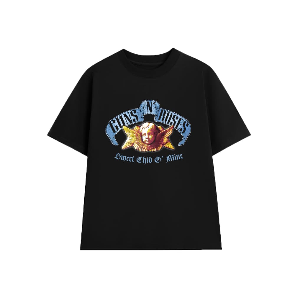 Áo Thun Guns N Roses GR07, Unisex Form Rộng Cotton Mềm