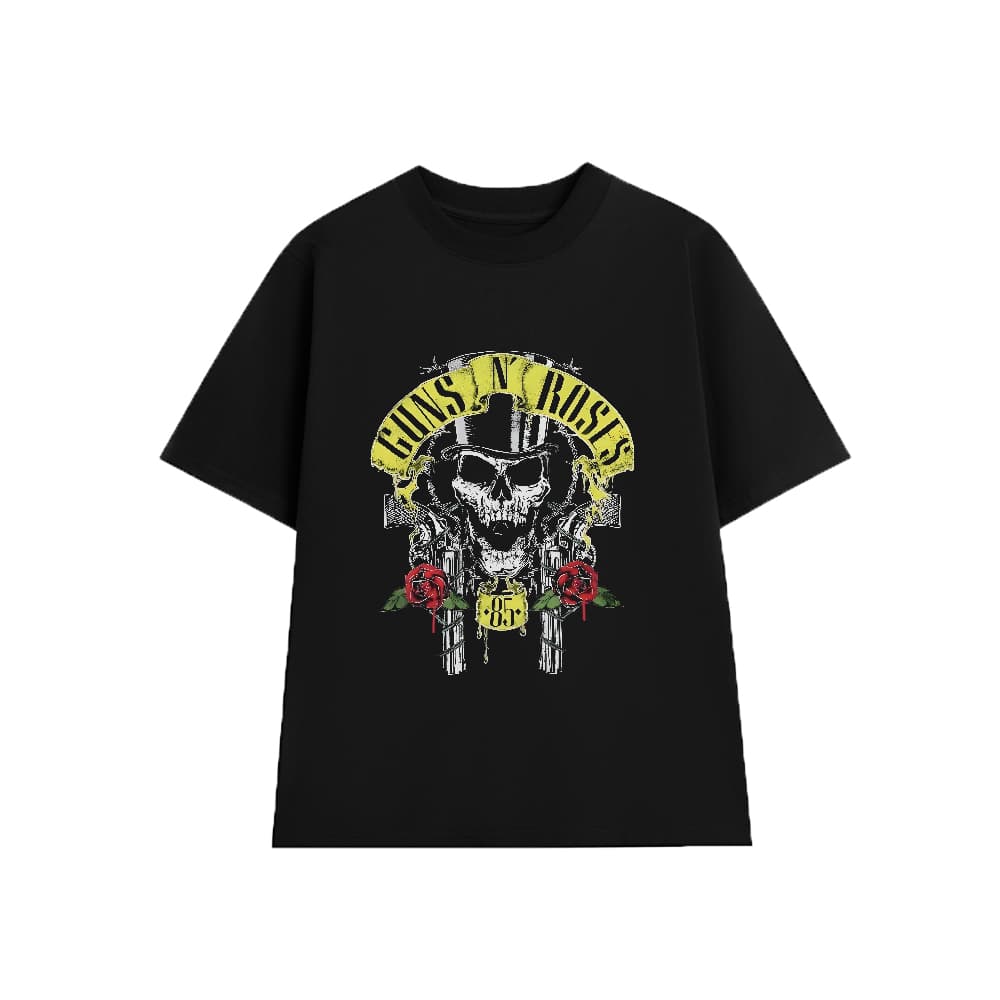 Áo Thun Guns N Roses GR10, Unisex Form Rộng Cotton Mềm