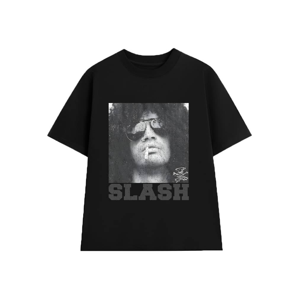 Áo Thun Guns N Roses - SLASH 01, Unisex Form Rộng Cotton Mềm