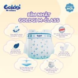 [MẪU MỚI] Bỉm Dán/Quần Goldgi M-Class 2026 Điều Hoà Siêu Thoáng Cho Bé 4
