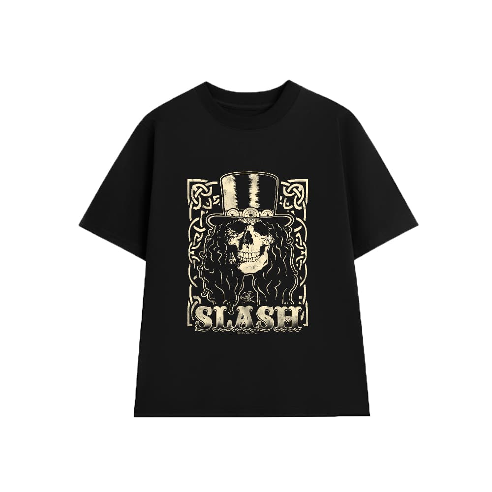 Áo Thun Guns N Roses - SLASH 02, Unisex Form Rộng Cotton Mềm