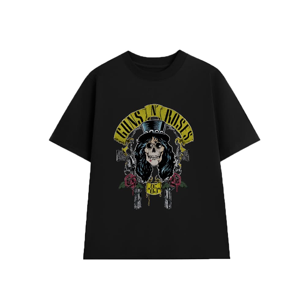 Áo Thun Guns N Roses - SLASH 05, Unisex Form Rộng Cotton Mềm