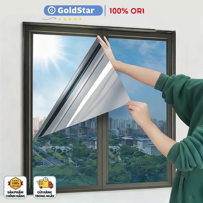 GOLDSTAR phim dán kính cách nhiệt，Giấy decal dán kính chống nắng nóng UV chống nhìn trộm
