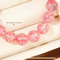 Ngọc Đan Tâm - Vòng Tay Tường Vi 10-11mm 5A - Mệnh Hoả & Mệnh Thổ 3