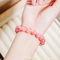 Ngọc Đan Tâm - Vòng Tay Tường Vi 11mm 5A - Mệnh Thuỷ & Mệnh Kim 4