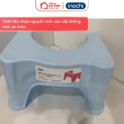 Ghế kê chân toilet  INOCHI Notoro, hỗ trợ tư thế ngồi thoải mái, dùng cho cả trẻ em người lớn 2