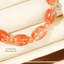 Ngọc Đan Tâm - Vòng Tay Mặt Trời Lu Thống 10mm 5A - Mệnh Hoả & Mệnh Thổ 2