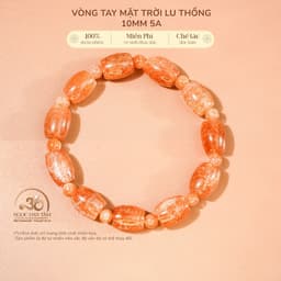 Ngọc Đan Tâm - Vòng Tay Mặt Trời Lu Thống 10mm 5A - Mệnh Hoả & Mệnh Thổ 1