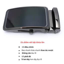 Mặt thắt lưng nam, đầu khóa lăn không hiệu sang trọng cho nam L05 2