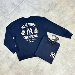 [Authentic💯] Áo Sweater New Era x MLB PATCHED RL53 NEYYAN NAVY 14858064 - Áo Nỉ Sweater Chính Hãng Full Tem Tag, Unisex 4