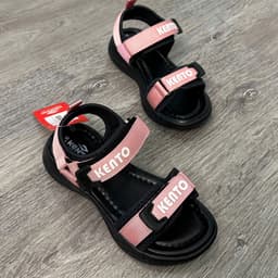 Dép quai hậu Bé Gái KENTO Chính Hãng Size 27-38 Quai Dù Đế Đen Êm Chân Chống Trượt. 8108 3
