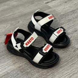 Dép quai hậu Bé Gái KENTO Chính Hãng Size 27-38 Quai Dù Đế Đen Êm Chân Chống Trượt. 8108 7