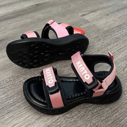 Dép quai hậu Bé Gái KENTO Chính Hãng Size 27-38 Quai Dù Đế Đen Êm Chân Chống Trượt. 8108 8