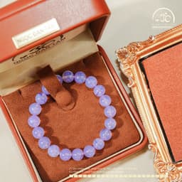 Ngọc Đan Tâm - Vòng Tay Thạch Anh Tím Sao VIP 9-10mm 5A - Mệnh Hoả & Mệnh Thổ 3