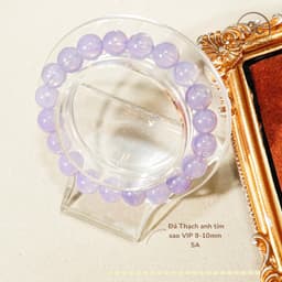 Ngọc Đan Tâm - Vòng Tay Thạch Anh Tím Sao VIP 9-10mm 5A - Mệnh Hoả & Mệnh Thổ 2