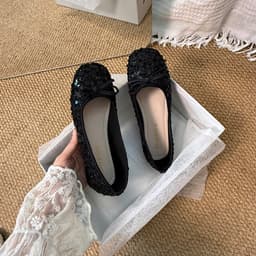 Giày Búp Bê - Giày Bệt Nữ Kim Sa Nữ Tính Nhẹ Nhàng Dễ Phối Đồ - N0030-HH4 4