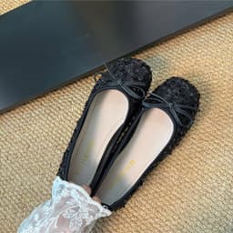 Giày Búp Bê - Giày Bệt Nữ Kim Sa Nữ Tính Nhẹ Nhàng Dễ Phối Đồ - N0030-HH4 5