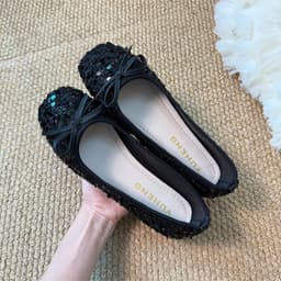 Giày Búp Bê - Giày Bệt Nữ Kim Sa Nữ Tính Nhẹ Nhàng Dễ Phối Đồ - N0030-HH4 6