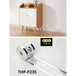 Cuộn 5m phào nẹp xốp nhựa PVC dán chân tường , kt 10cmx5m 7