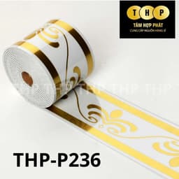 Cuộn 5m phào nẹp xốp nhựa PVC dán chân tường , kt 10cmx5m 1