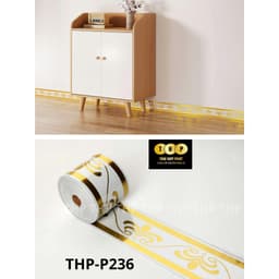 Cuộn 5m phào nẹp xốp nhựa PVC dán chân tường , kt 10cmx5m 5