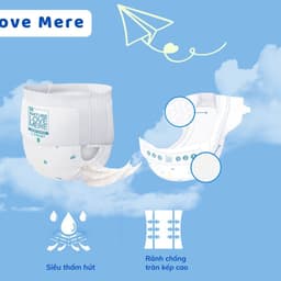 Combo 4 bịch Tã/Bỉm Nature Love Mere form to NỘI ĐỊA HÀN Cao Cấp Đủ size NB,M,L,XL,XXL 4