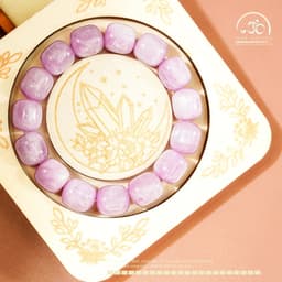 Ngọc Đan Tâm - Vòng Tay Kunzite Lu Thống 11mm 5A - Mệnh Hoả & Mệnh Thổ 4