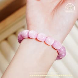 Ngọc Đan Tâm - Vòng Tay Kunzite Lu Thống 11mm 5A - Mệnh Hoả & Mệnh Thổ 3