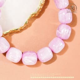 Ngọc Đan Tâm - Vòng Tay Kunzite Lu Thống 11mm 5A - Mệnh Hoả & Mệnh Thổ 6
