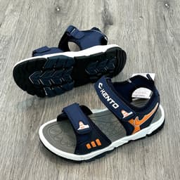 Dép sandal bé trai KENTO VNXK 6- 15 tuổi kiểu dán thể thao năng động trẻ em học sinh đi học MÃ 800 4