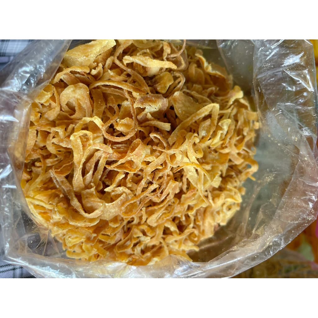 1Kg Hành Tây Phi Giòn Thơm Ngon, Vị Ngọt Thanh Dùng Để Ăn Với Bánh Tráng và Các Món Ăn Khác. Hành Phi Mới Mỗi Ngày