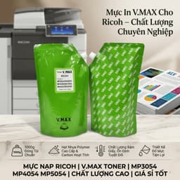 Mực Đổ Ricoh Vmax Cho MP2555 MP3054 MP3555 MP4055 MP5055 MP6054 Chất Lượng Cao Đậm Nét Bền Đẹp 3