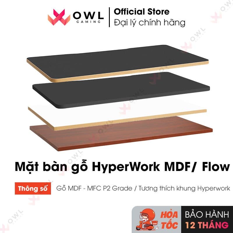 Mặt bàn gỗ MDF HyperWork / MFC HyperWork Flow