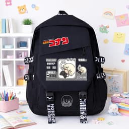 Balo vải khóa chéo DETECTIVE CONAN ver CLAW MACHINE in hình Thám tử lừng danh chibi anime cặp sách tiện lợi 6