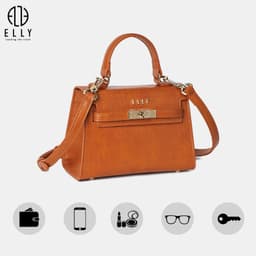 [Tặng hộp 20.10] Túi xách nữ ELLY EL332 túi đeo chéo đeo vai xách tay da tổng hợp cao cấp thời trang 8