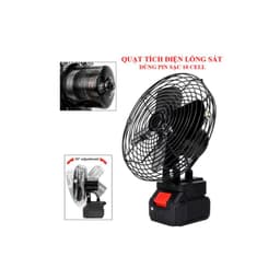 Quạt Tích Điện 2 Chế Độ Gió - Quạt Để Bàn - Pin10 Cell Sử Dụng Liên Tục Nhiều Giờ 6