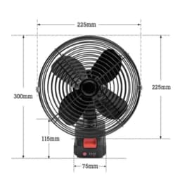 Quạt Tích Điện 2 Chế Độ Gió - Quạt Để Bàn - Pin10 Cell Sử Dụng Liên Tục Nhiều Giờ 9