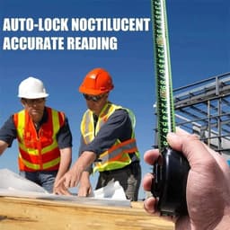 thước cuộn thép, thước dây thép carbon thước dây cao cấp thước mét 5m 10m sơn huỳnh quang 2