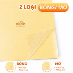 Combo 40 tờ Decal A4, A3 có sẵn keo, tự cán màng trong và màng nhám - Màng bảo vệ tranh, ảnh, card, giữ màu ảnh 1