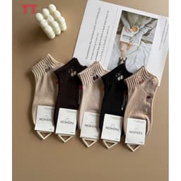 Sét 10 đôi tất nữ cổ ngắn cho các bạn trẻ phụ kiện thời trang 5