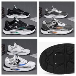[TẶNG LÓT CSN] Giày Nam Đi Làm FASASTORE Sneaker Đế Cao Su Dày Êm Chân Phối Lưới Thoáng Khí  9