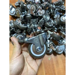 [KKTHN] Bánh Xe Tpr Cao Su Chống Ồn Chịu Lực Siêu Êm Màu Đen, KT: 4Cm-5Cm [DQ] 2